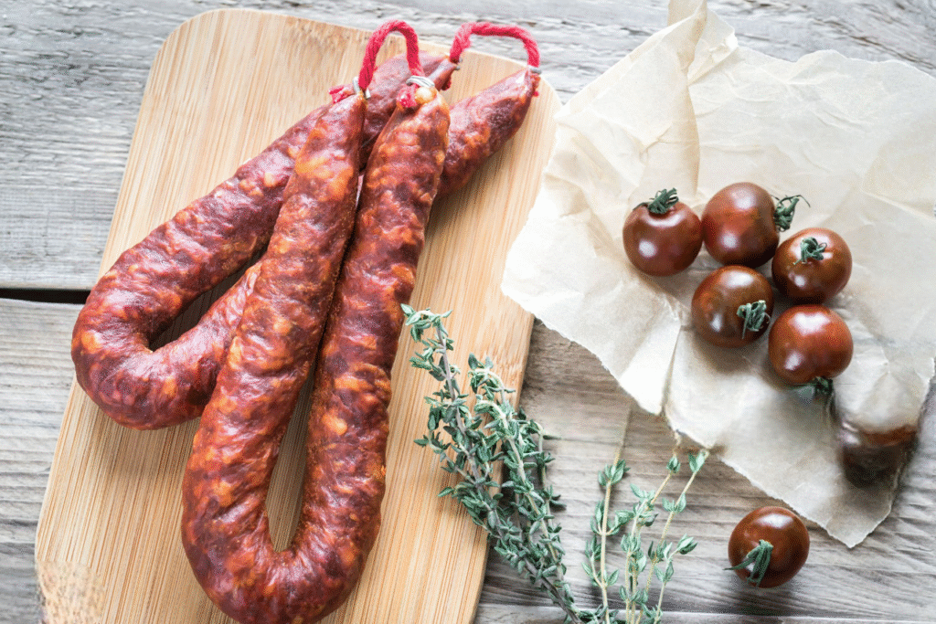 Chorizo cuit enceinte Chorizo cuit enceinte