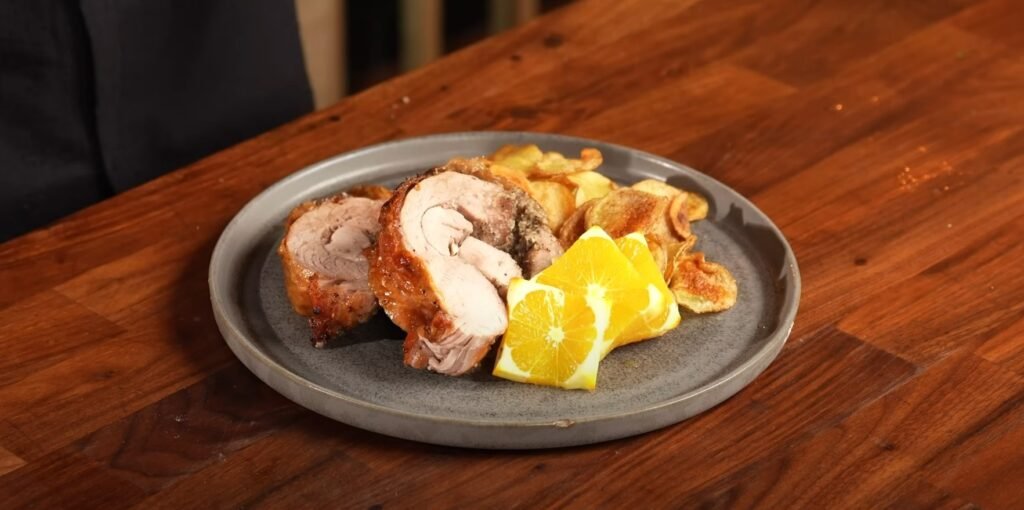 cochon de lait à la portuguaise