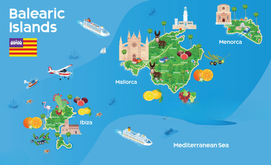 canaries ou baléares