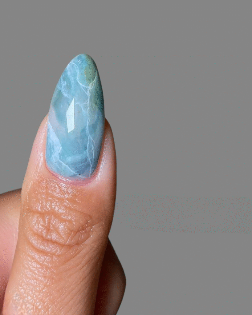 idee modele ongle amande automne